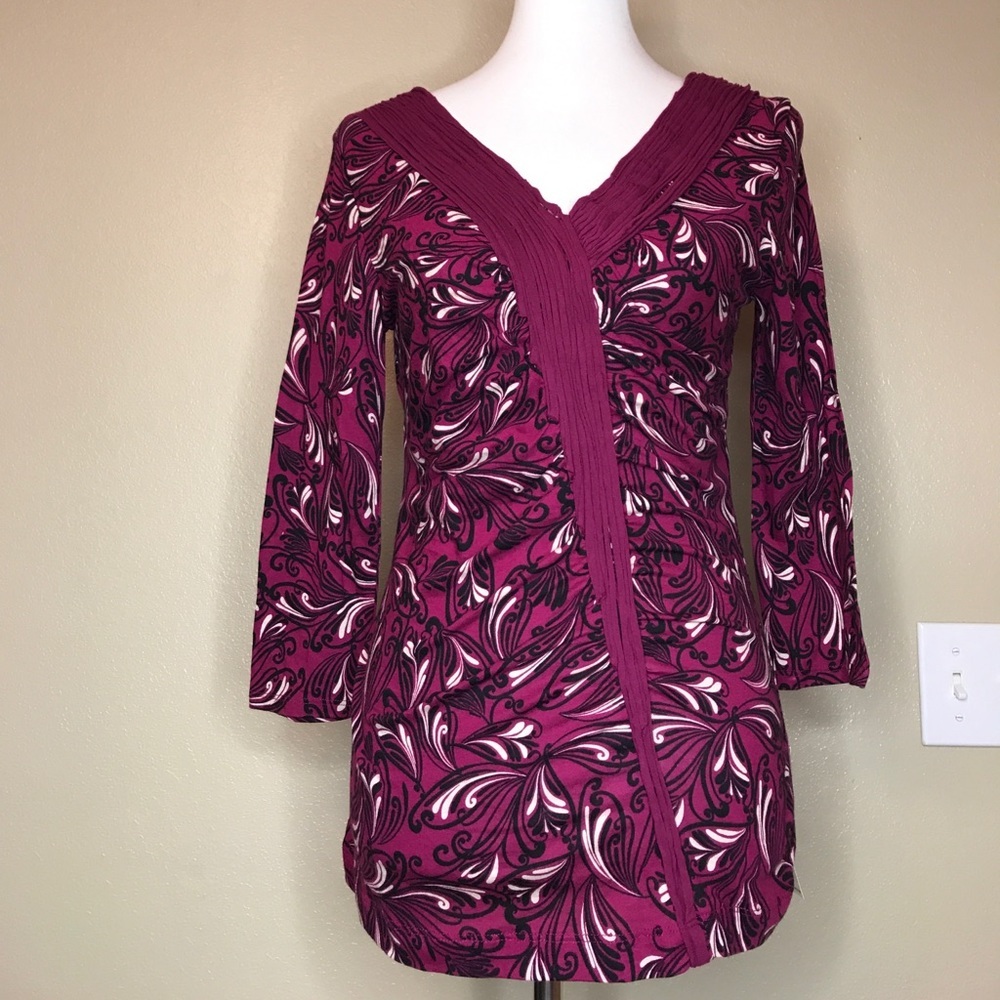 ELLE Casual Floral Printed Top M